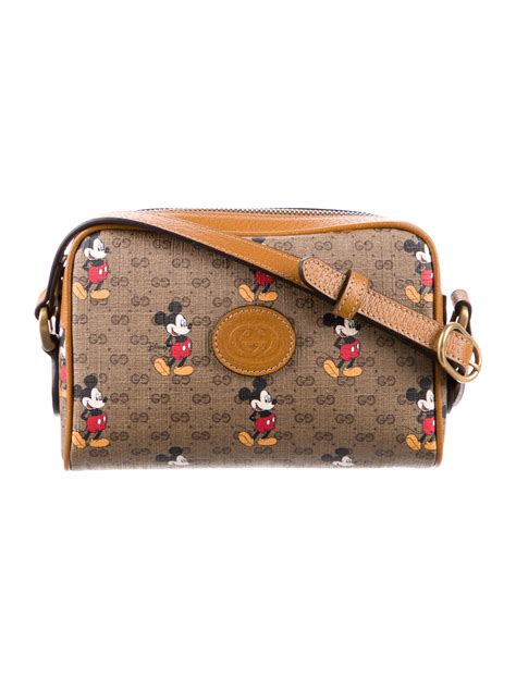 mickey mouse luggage gucci|gucci mickey mouse crossbody bags.